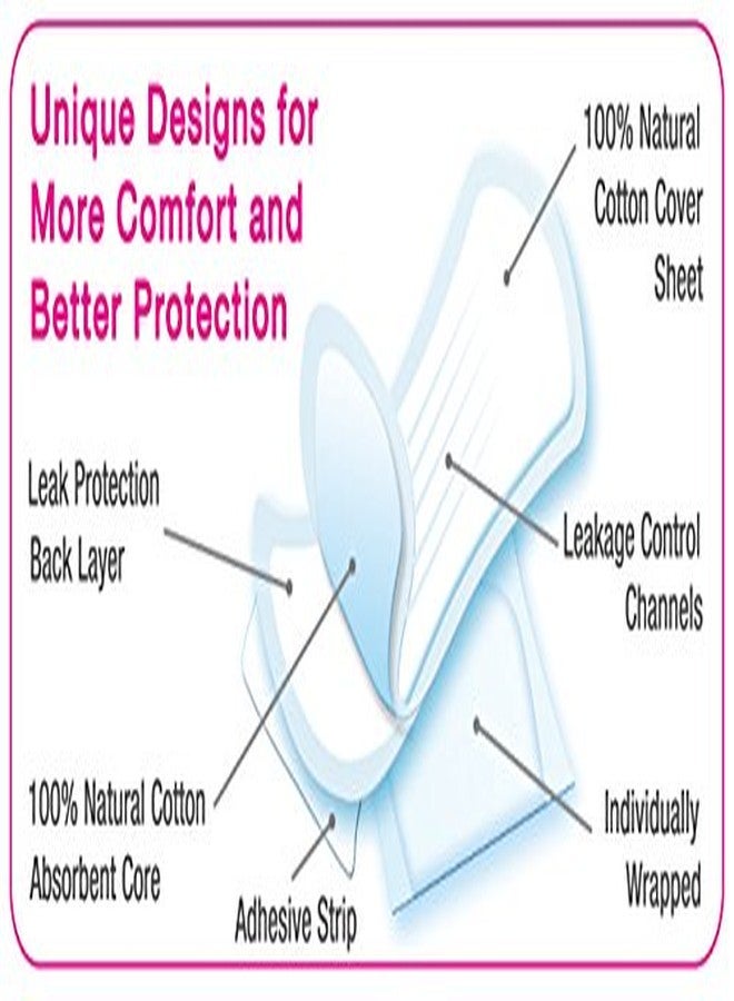 Maxim Ultra Thin Cotton Panty Liners for Women (Light, 72 Count): 100% Cotton Feminine Menstrual Protection for Sensitive Skin - Chlorine Free, Chemical Free - Image 2